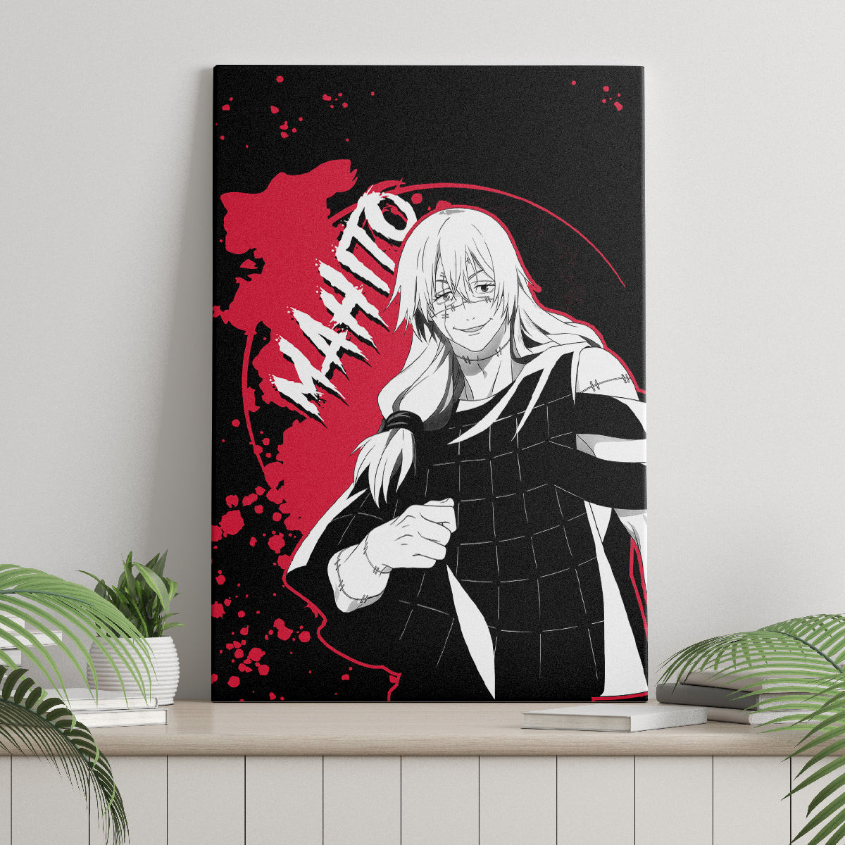 Mahito Jujutsu Kaisen Canvas Wall Art Manga Style Art