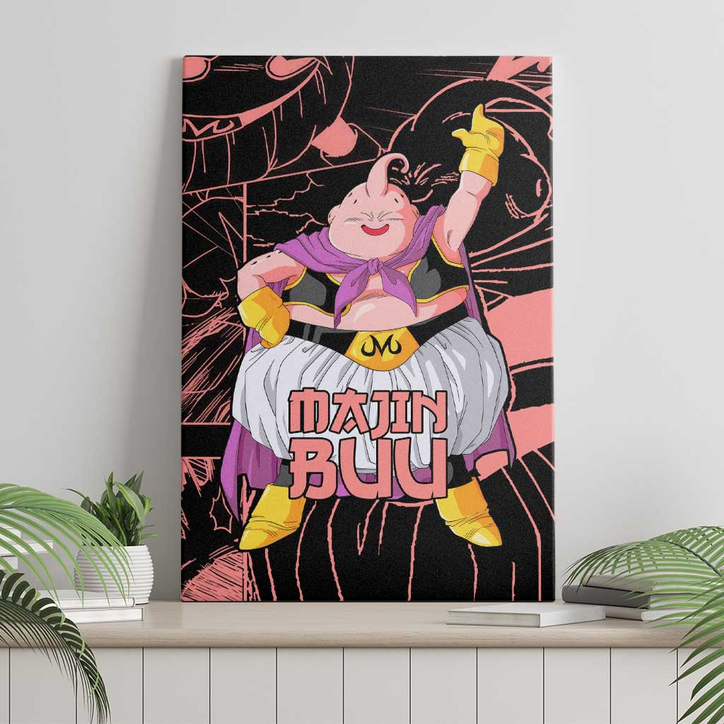 Majin Buu Dragon Ball Canvas Wall Art Anime Mix Manga Style