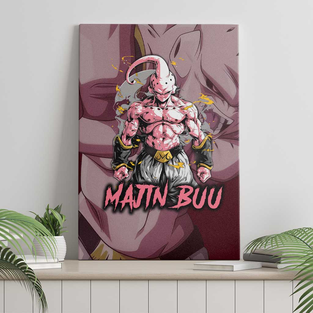 Majin Buu Dragonball Canvas Wall Art Anime Style
