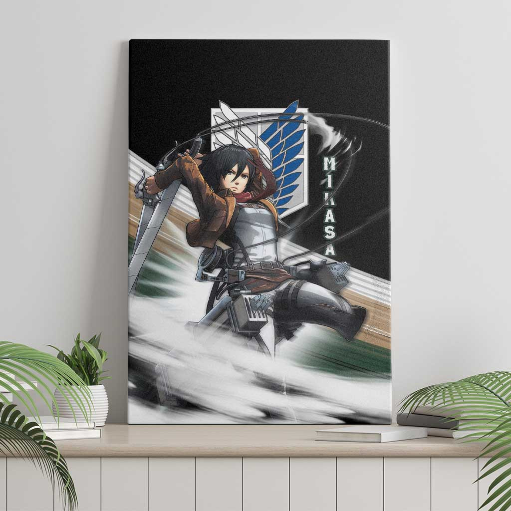 Mikasa Ackerman Attack On Titan Canvas Wall Art Anime Style Ts04