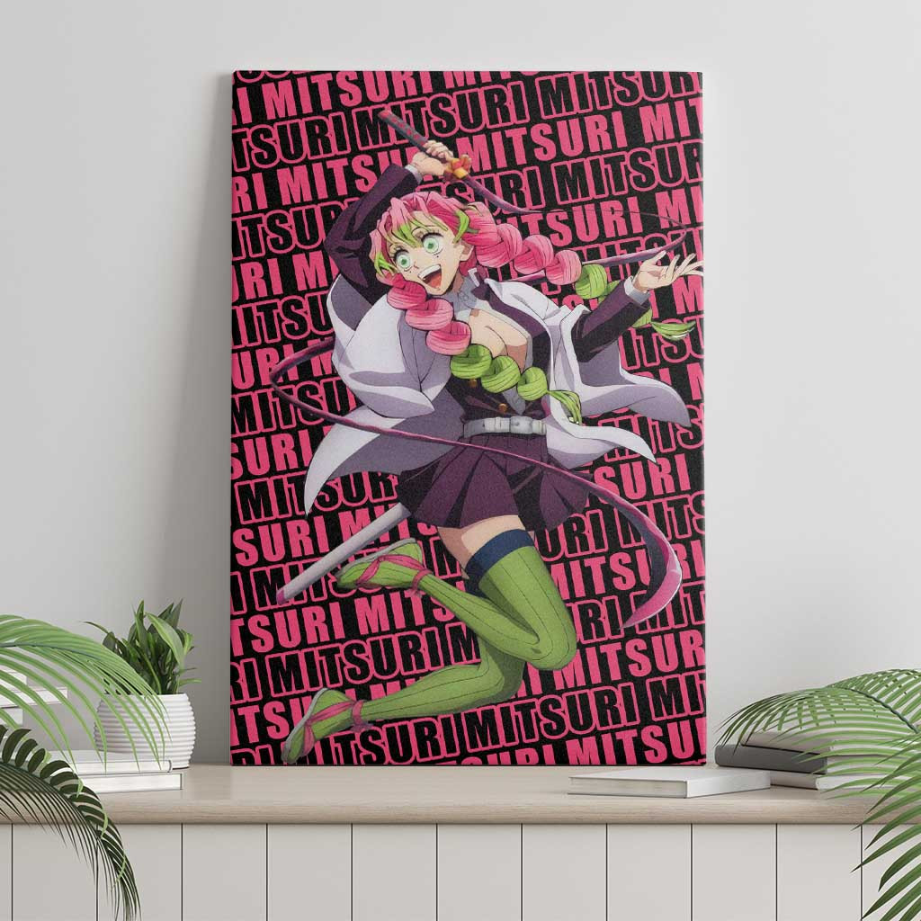 Mitsuri Kanroji Demon Slayer Canvas Wall Art Anime Style Ts04
