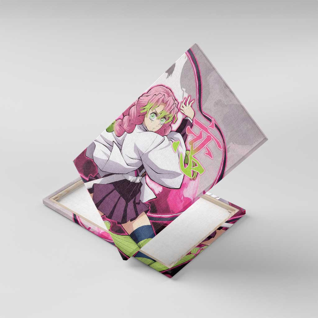 Mitsuri Kanroji Demon Slayer Canvas Wall Art Anime Style Ts04