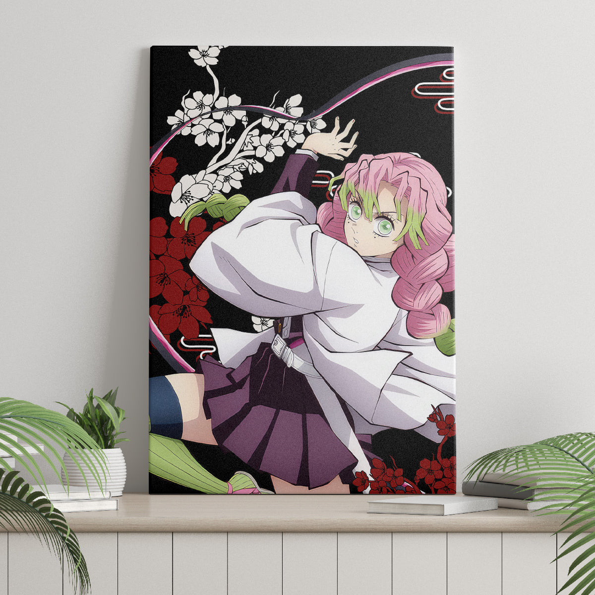 Mitsuri Kanroji Japan Style Canvas Wall Art