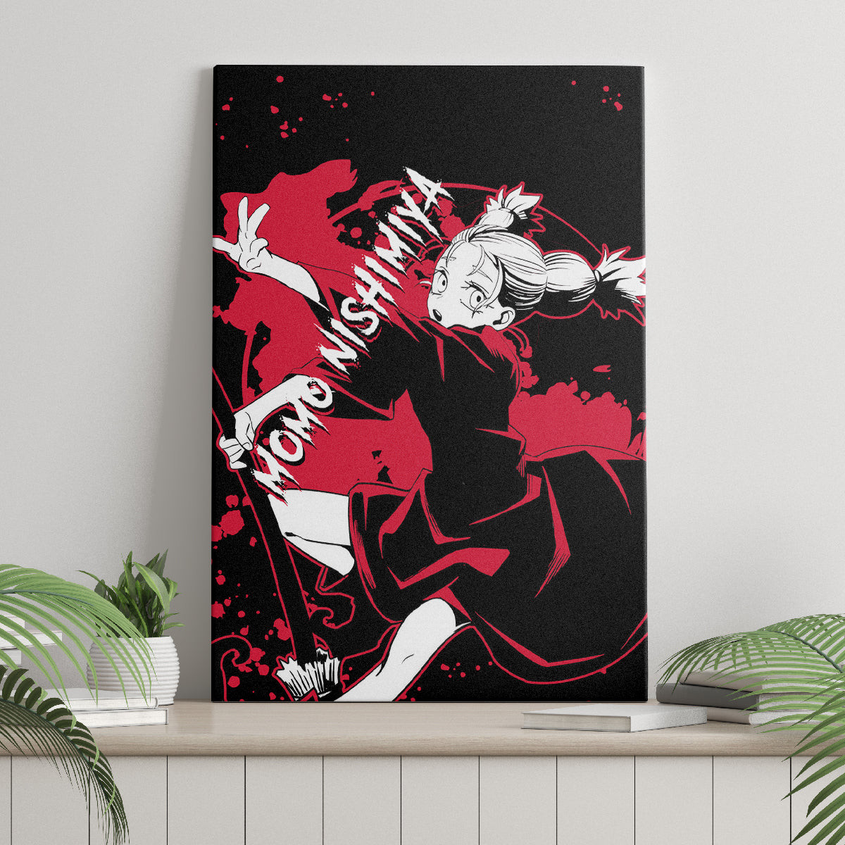 Momo Nishimiya Jujutsu Kaisen Canvas Wall Art Manga Style Art