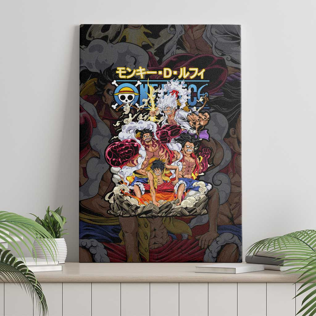Monkey D Luffy One Piece Canvas Wall Art Anime Style Ts04