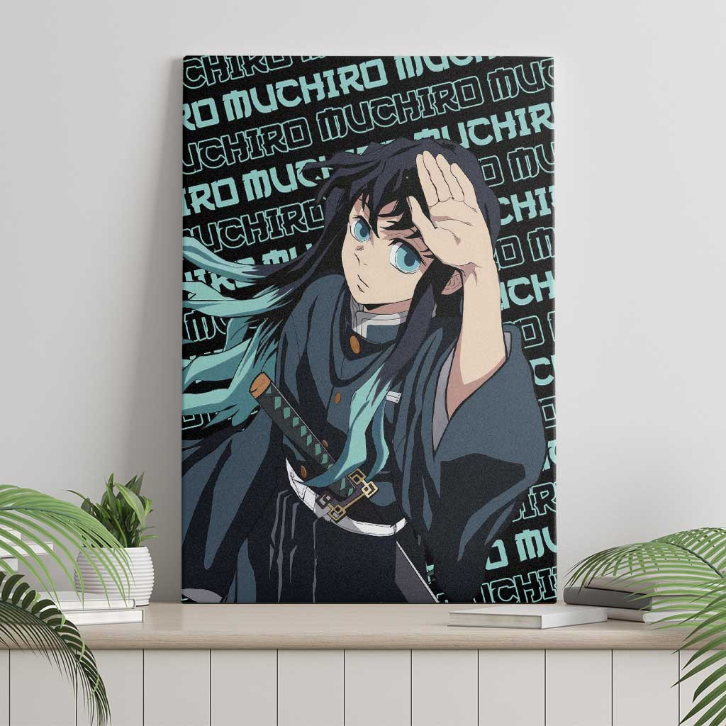 Muichiro Tokito Demon Slayer Canvas Wall Art Anime Mix Pattern Style Ts04