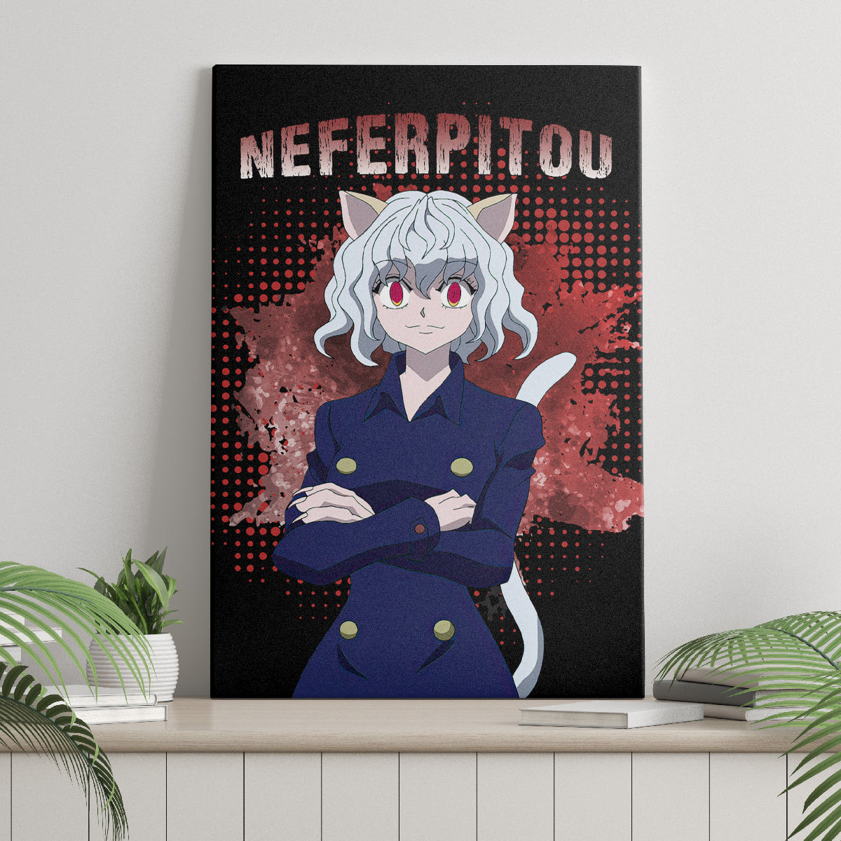 Neferpitou Hunter X Hunter Canvas Wall Art Anime Style