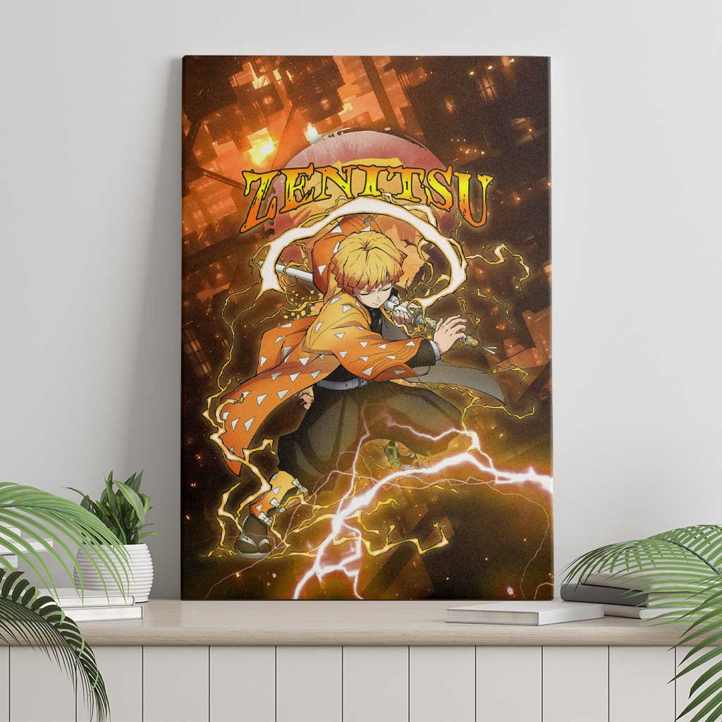 Nenitsu Infinity Castle Demon Slayer Canvas Wall Art Anime Style Ts04