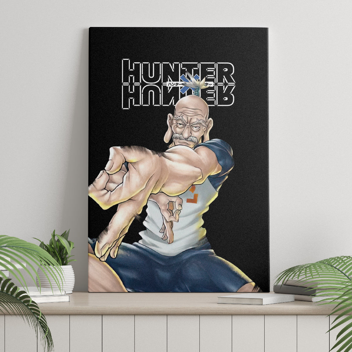 Netero Isaac Hunter X Hunter Canvas Wall Art Anime Style