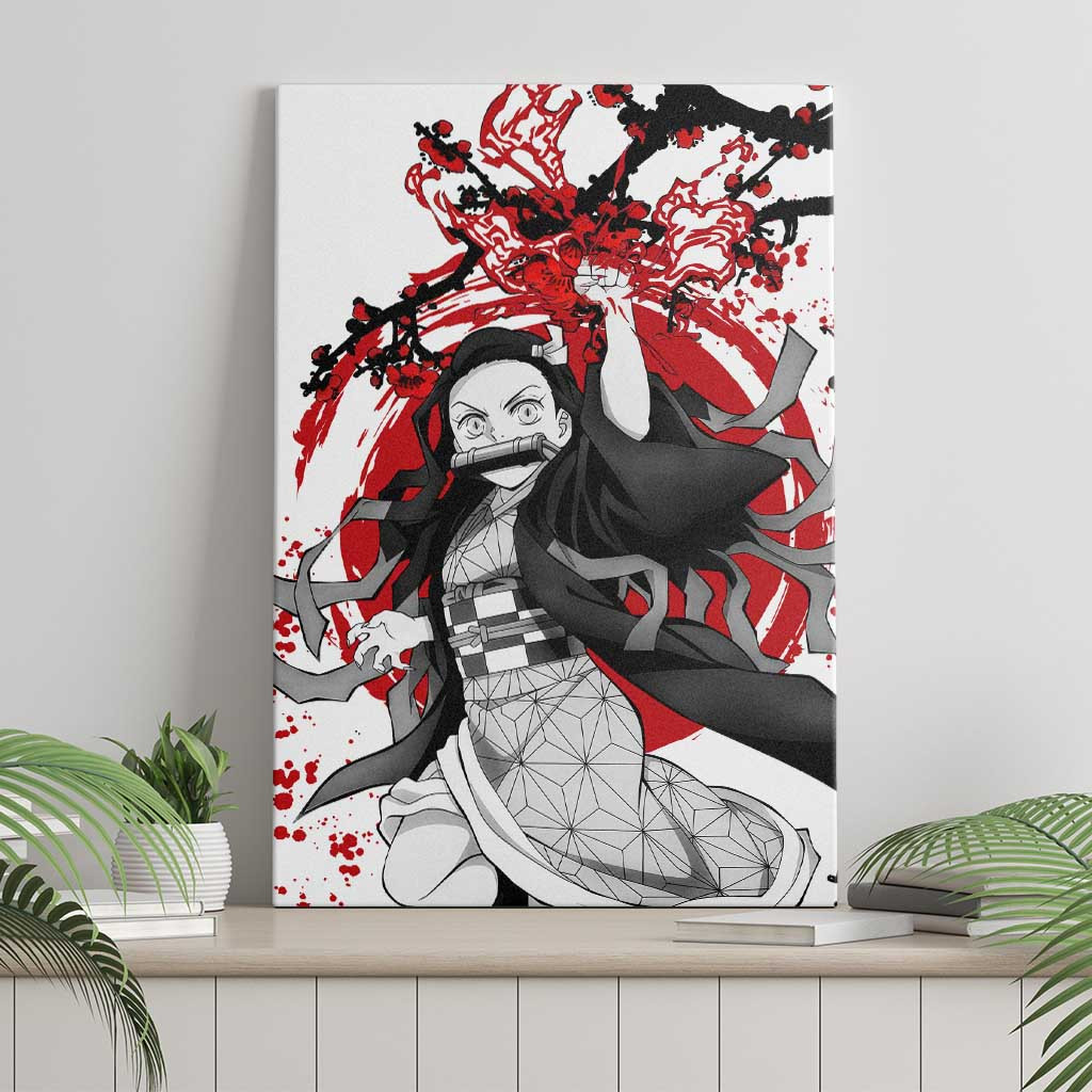 Nezuko Kamado Demon Slayer Canvas Wall Art Anime Japan Style