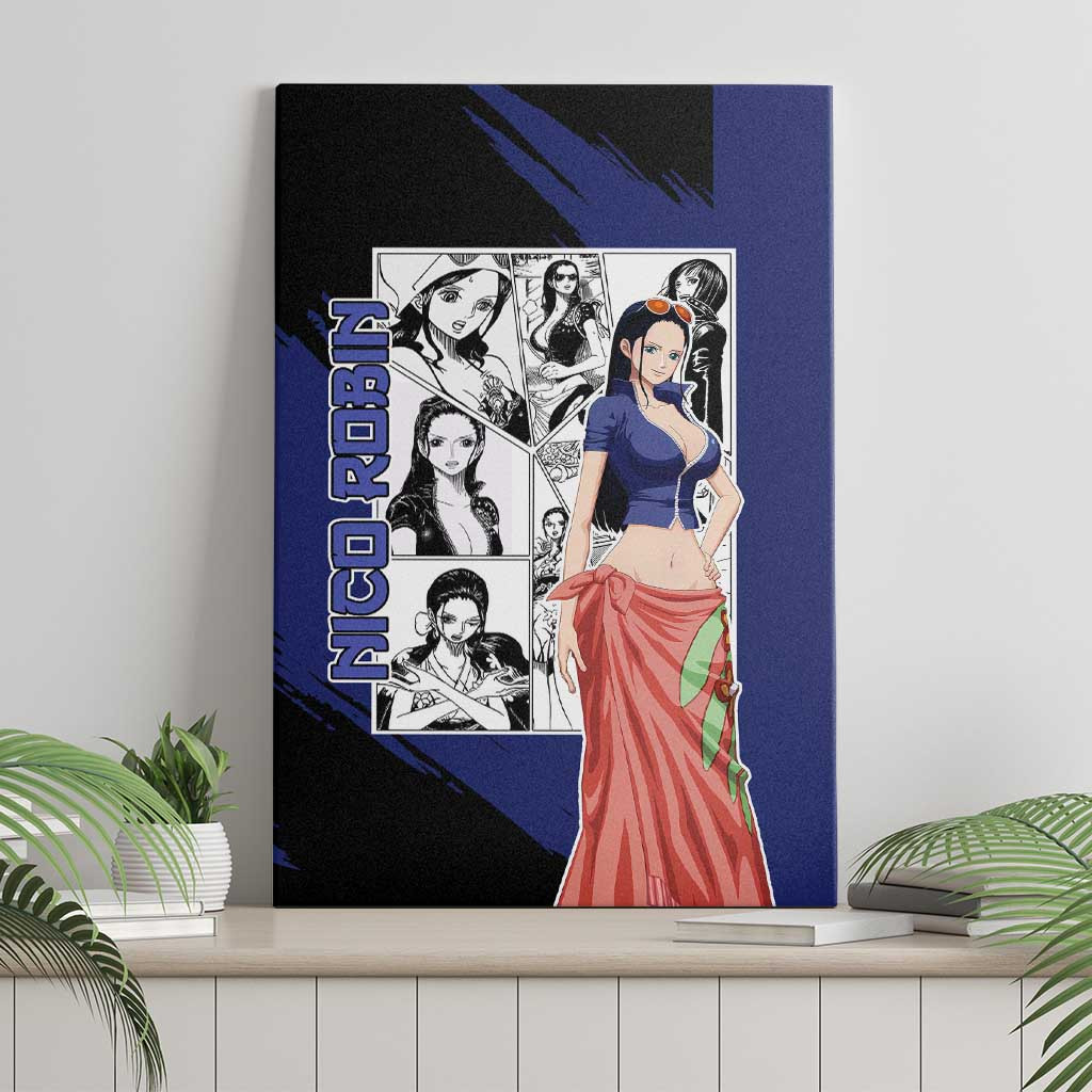 Nico Robin One Piece Canvas Wall Art Anime Mix Manga Style