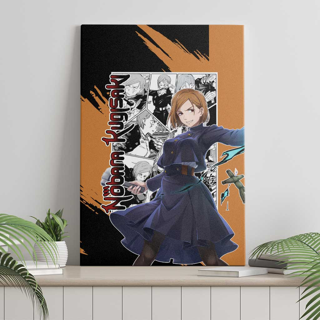 Nobara Kugisaki Jujustu Kaisen Canvas Wall Art Anime Mix Manga Style
