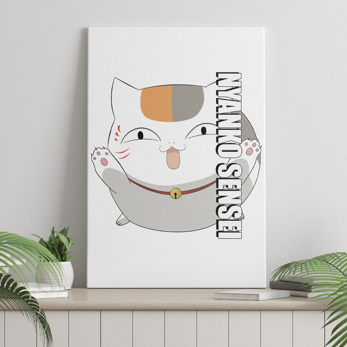 Nyanko Sensei Madara Natsume Yuujinchou Canvas Wall Art Anime Style