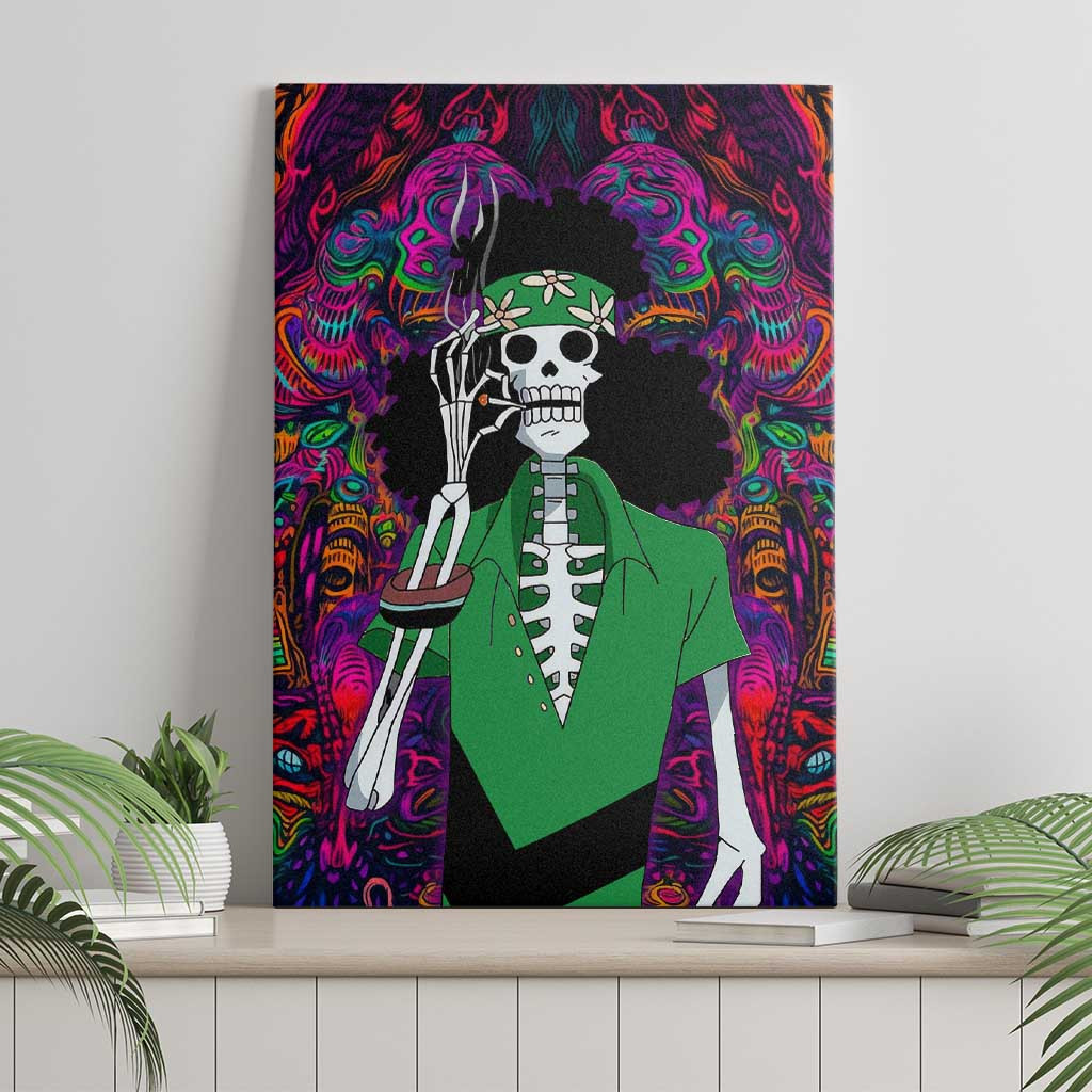 One Piece Hippie Trip Brook Canvas Wall Art Anime Style Ts04
