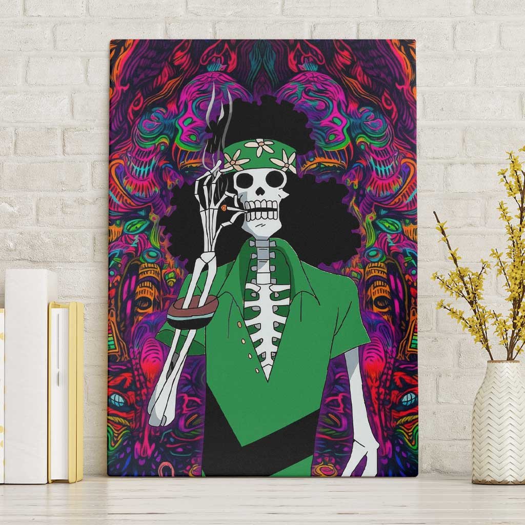 One Piece Hippie Trip Brook Canvas Wall Art Anime Style Ts04