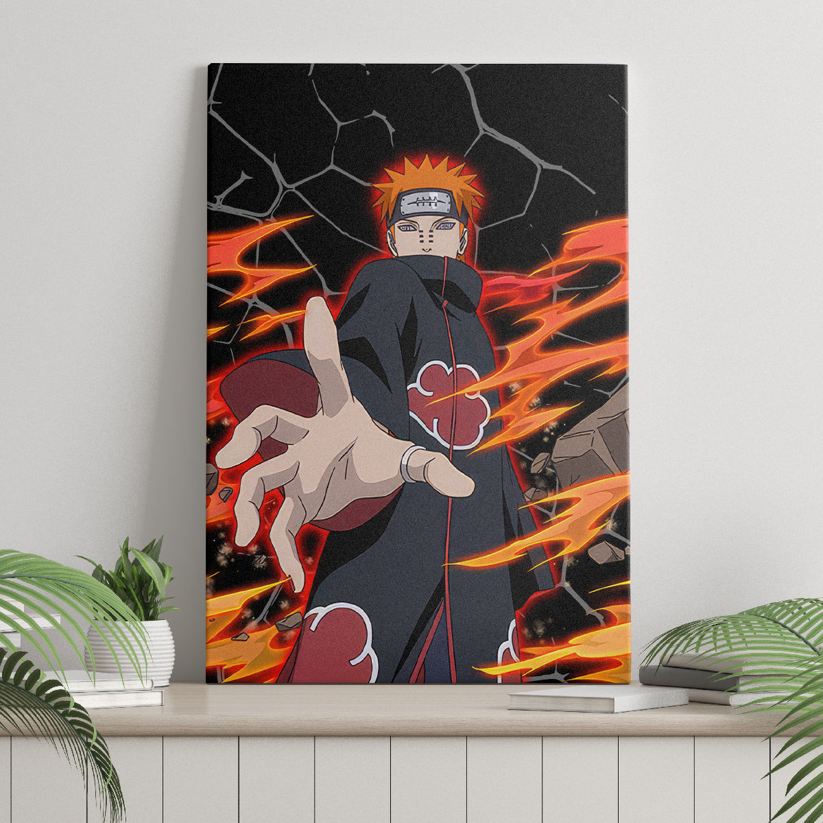 Pain Akatsuki Naruto Anime Canvas Wall Art