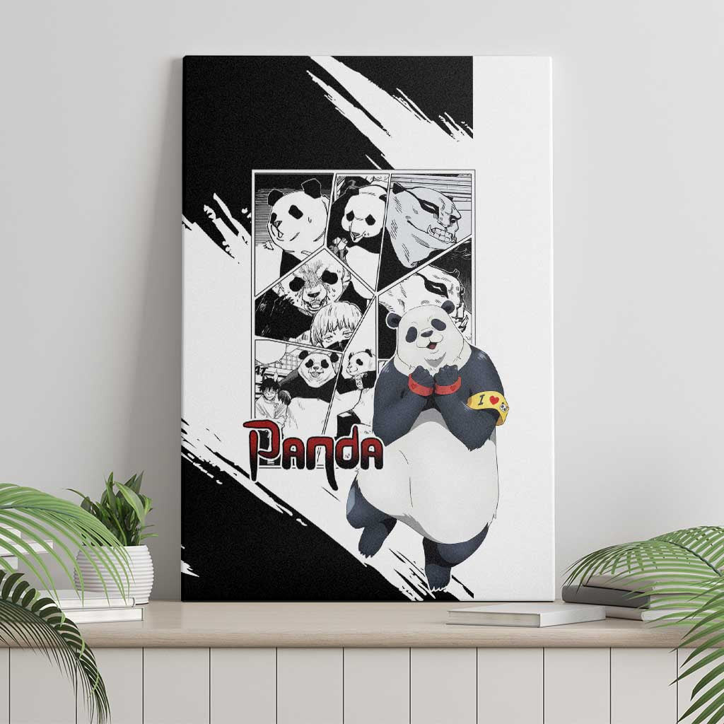 Panda Jujutsu Kaisen Canvas Wall Art Anime Mix Manga Style