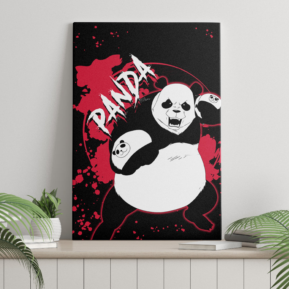 Panda Jujutsu Kaisen Canvas Wall Art Manga Style Art