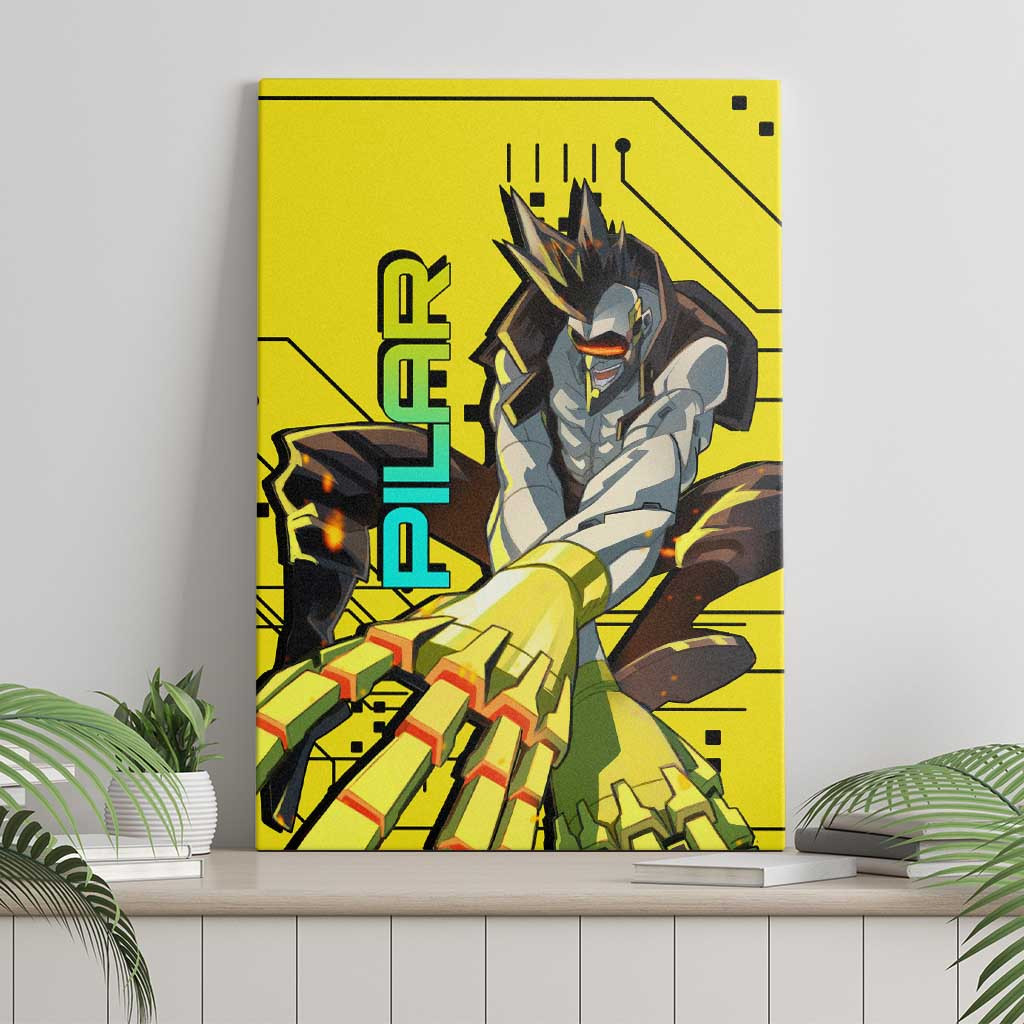 Pilar Cyberpunk Edgerunners Canvas Wall Art Anime Style Ts04