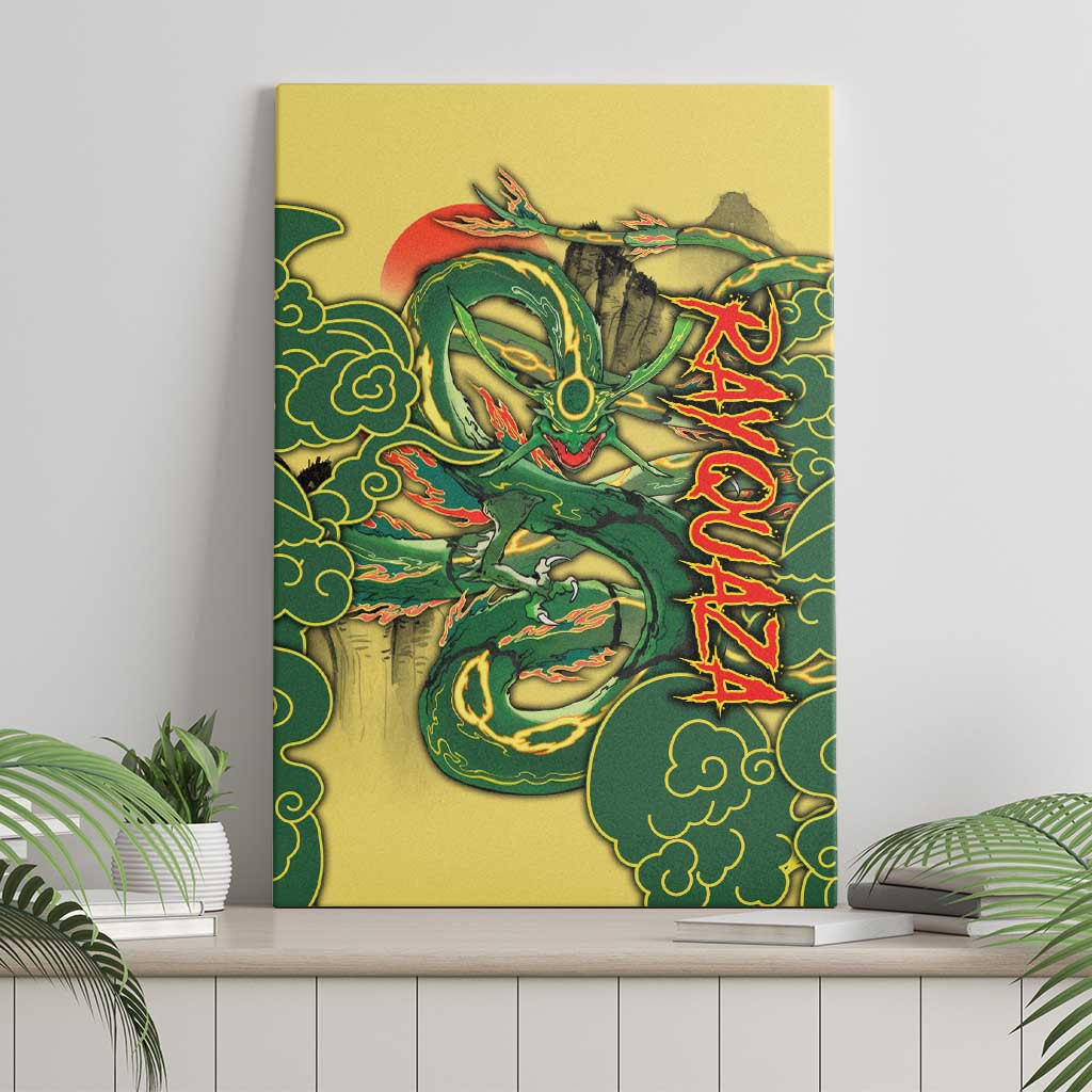 Rayquaza Pokemon Canvas Wall Art Anime Japan Art Style