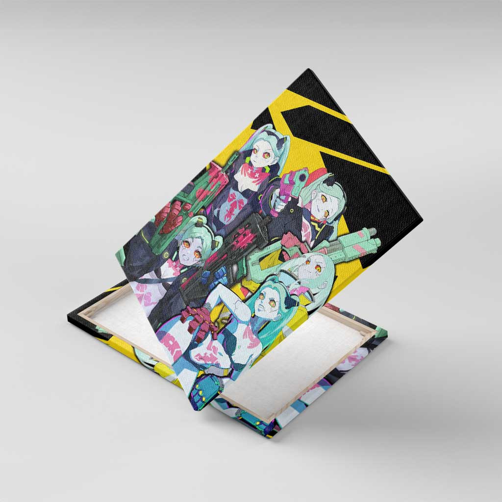 Rebecca Cyberpunk Edgerunners Canvas Wall Art Anime Style Ts04