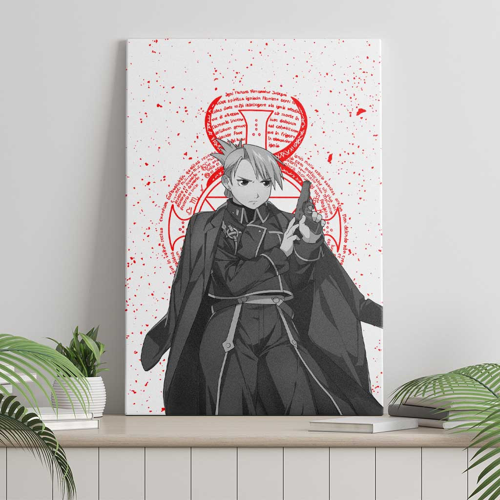 Riza Hawkeye Fullmetal Alchemist Canvas Wall Art Anime Mix Manga Style Ts04