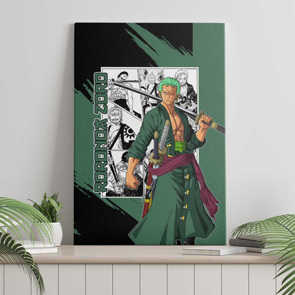 Roronoa Zoro One Piece Canvas Wall Art Anime Mix Manga Style