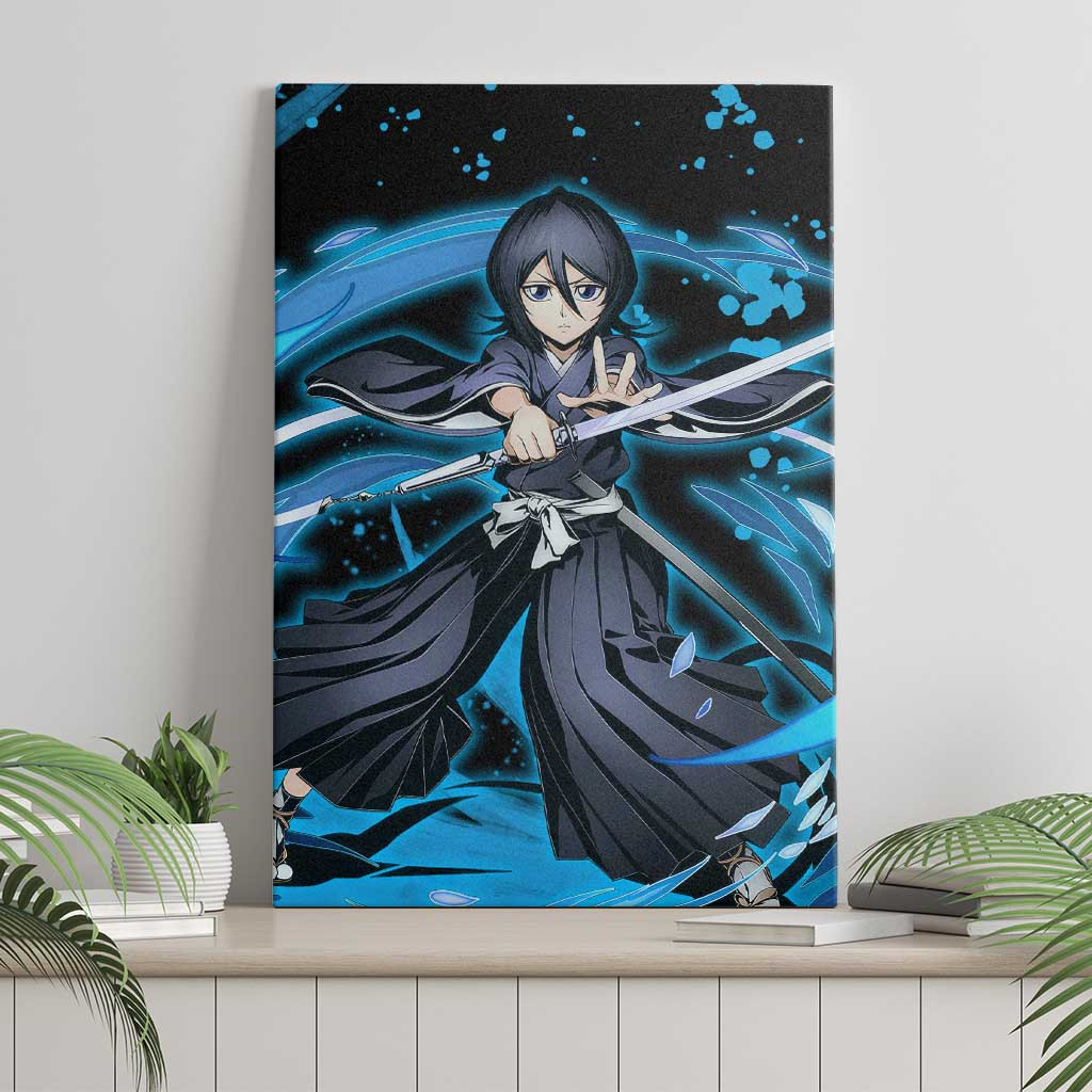 Rukia Kuchiki Bleach Canvas Wall Art Anime Style