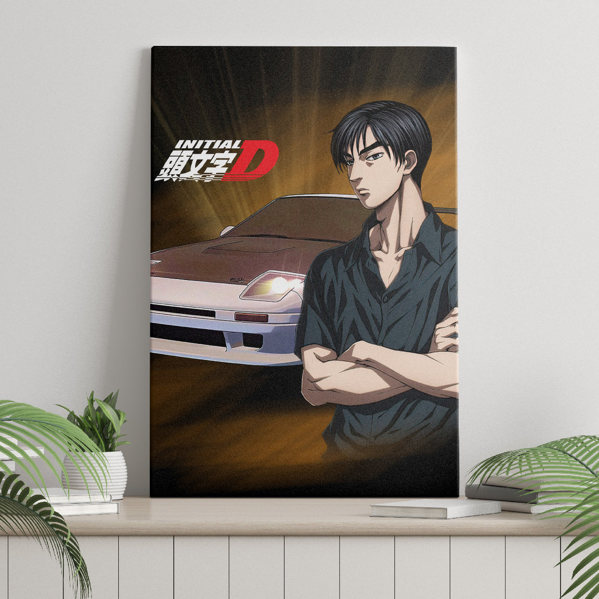Ryouske Takahashi Initial D Canvas Wall Art Manga Mix Anime Style