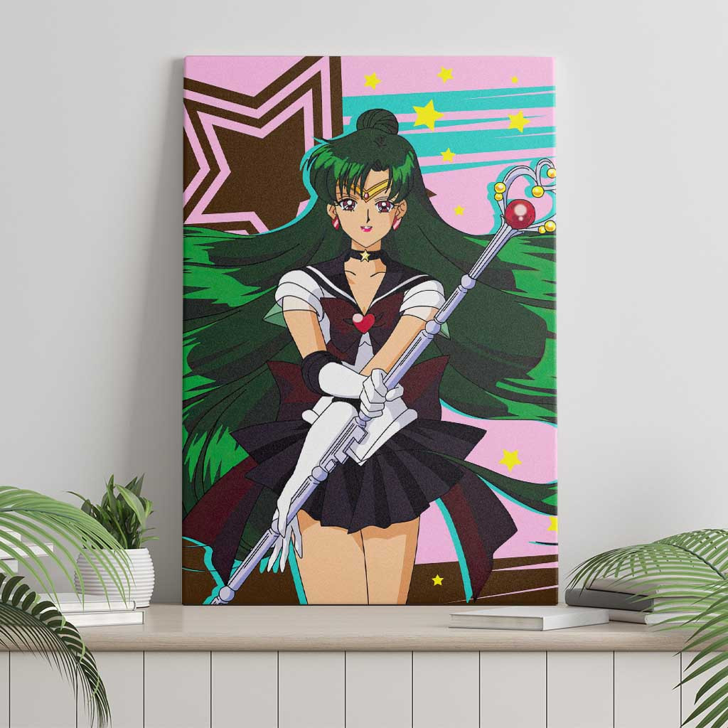 Sailor Pluto Setsuna Meioh Sailpor Moon Canvas Wall Art Anime Style Ts04