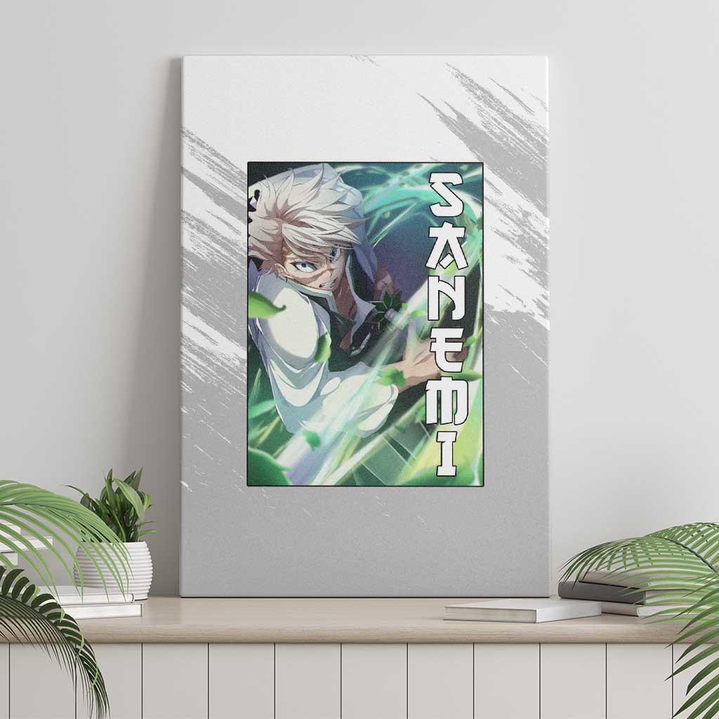 Sanemi Shinazugawa Demon Slayer Canvas Wall Art Anime Style Ts04