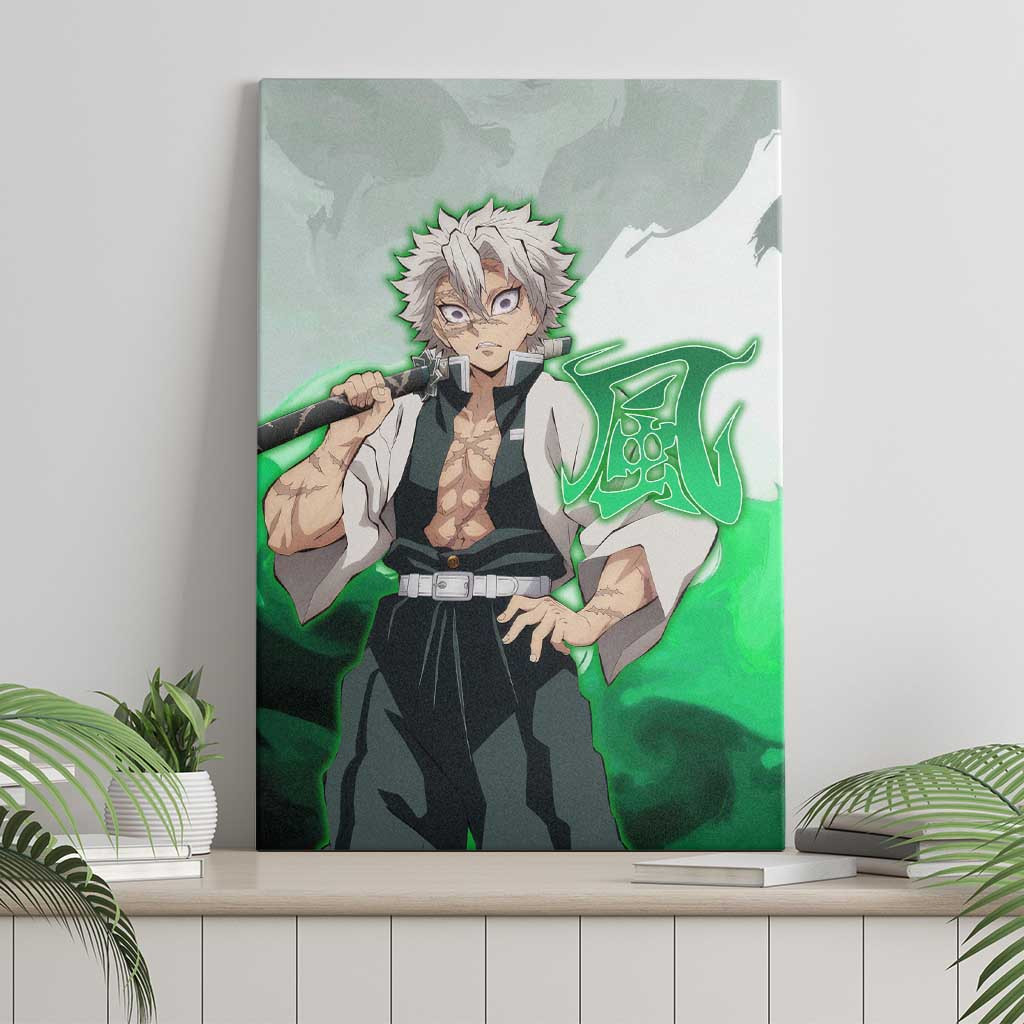 Sanemi Shinazugawa Demon Slayer Canvas Wall Art Anime Style Ts04