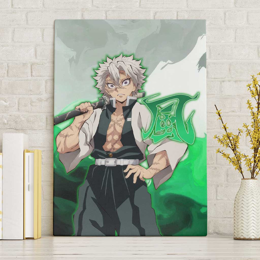 Sanemi Shinazugawa Demon Slayer Canvas Wall Art Anime Style Ts04
