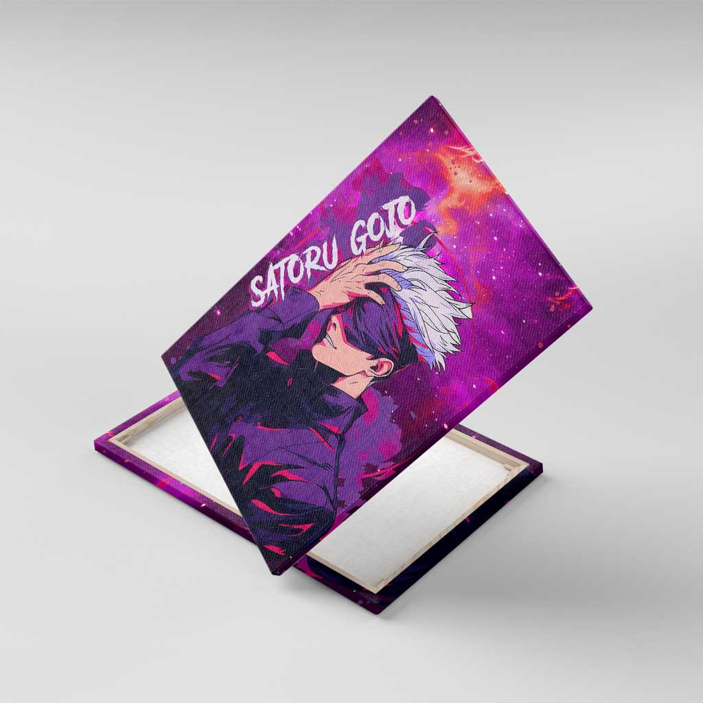 Satoru Gojo Jujutsu Kaisen Canvas Wall Art Anime Galaxy Style