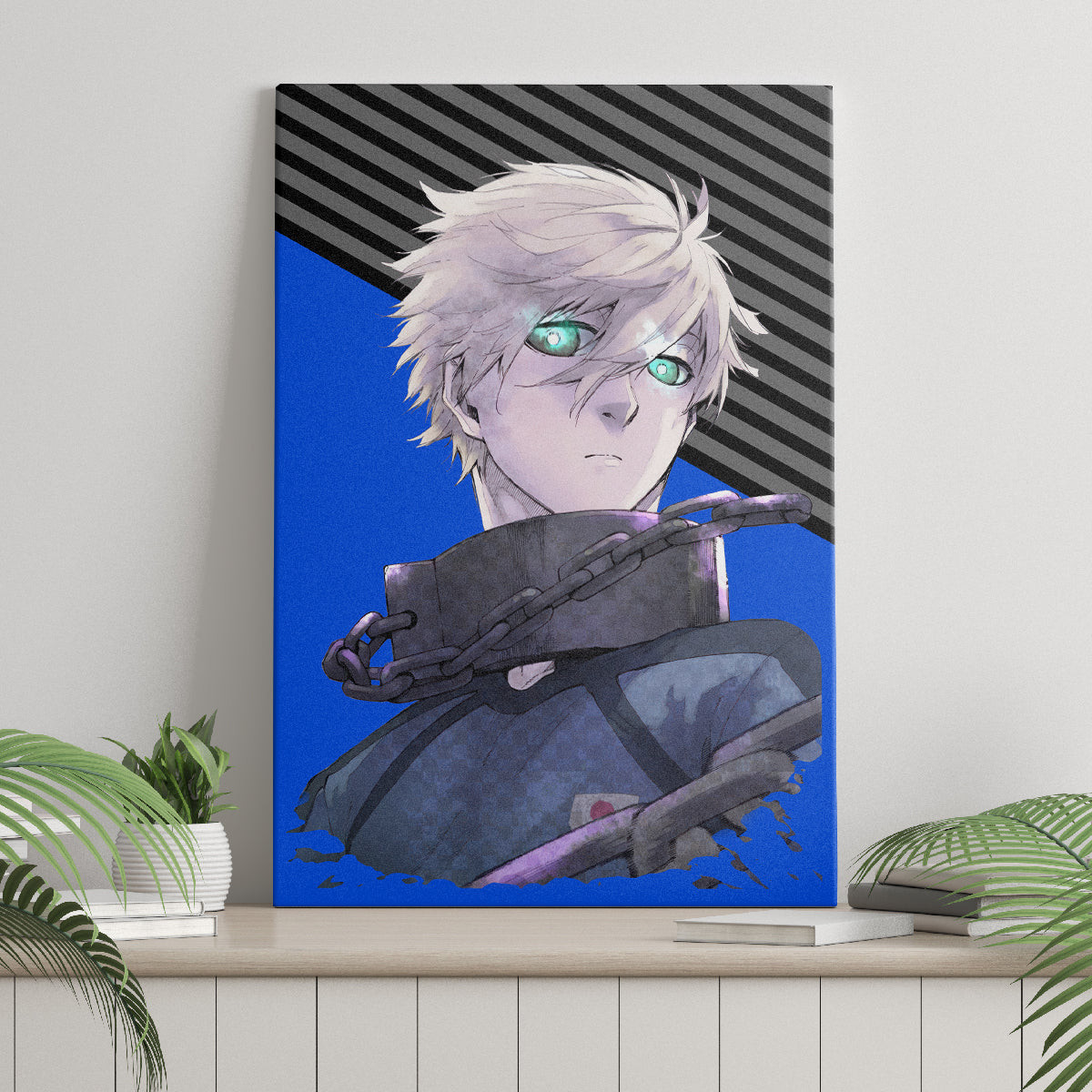 Seishiro Nagi Blue Lock Canvas Wall Art Anime Style