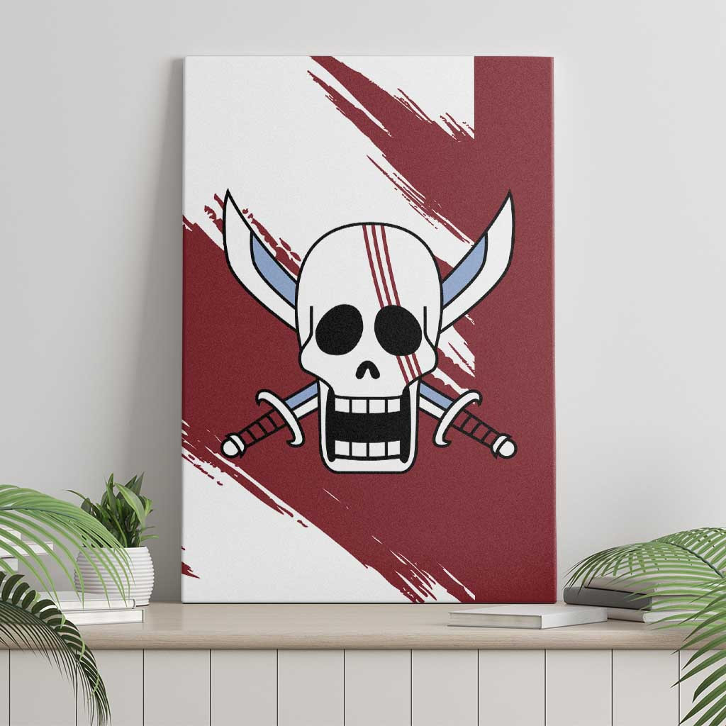Shank Red Hair One Piece Canvas Wall Art Anime Uniform Style
