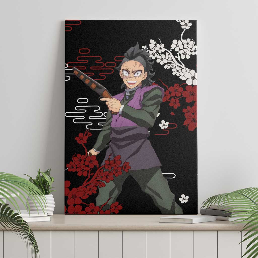 Shinazugawa Genya Demon Slayer Canvas Wall Art Anime Japan Style Ts04