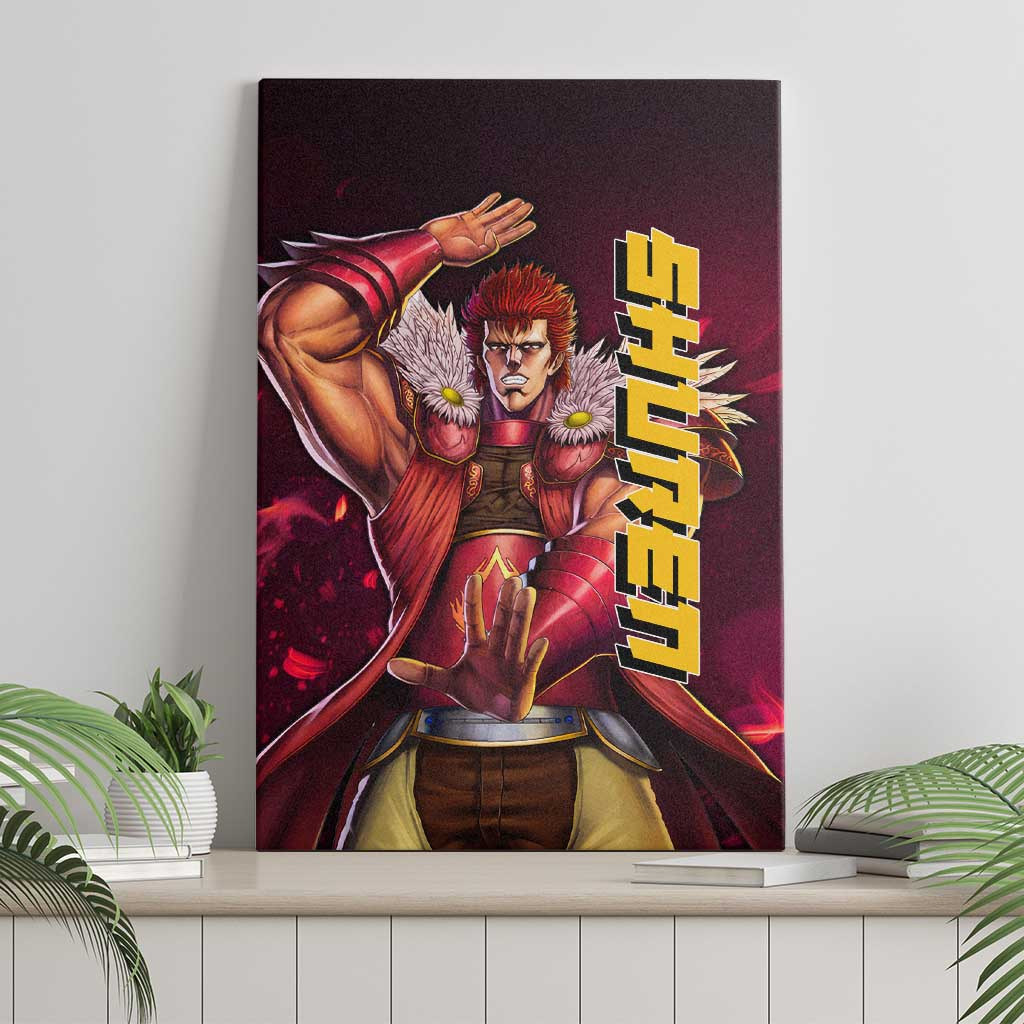 Shuren Fist Of The North Star Canvas Wall Art Anime Style