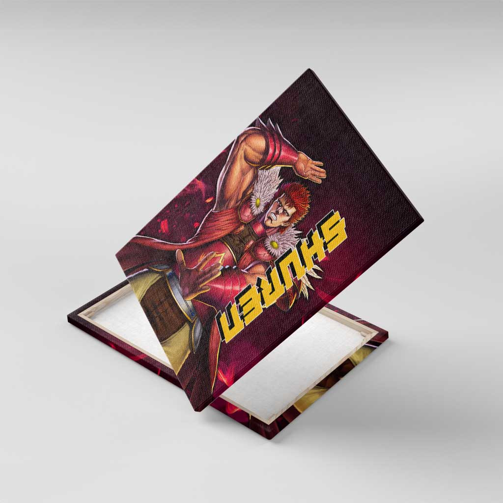 Shuren Fist Of The North Star Canvas Wall Art Anime Style