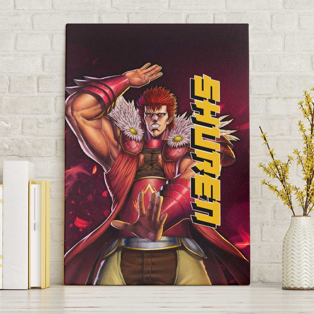 Shuren Fist Of The North Star Canvas Wall Art Anime Style