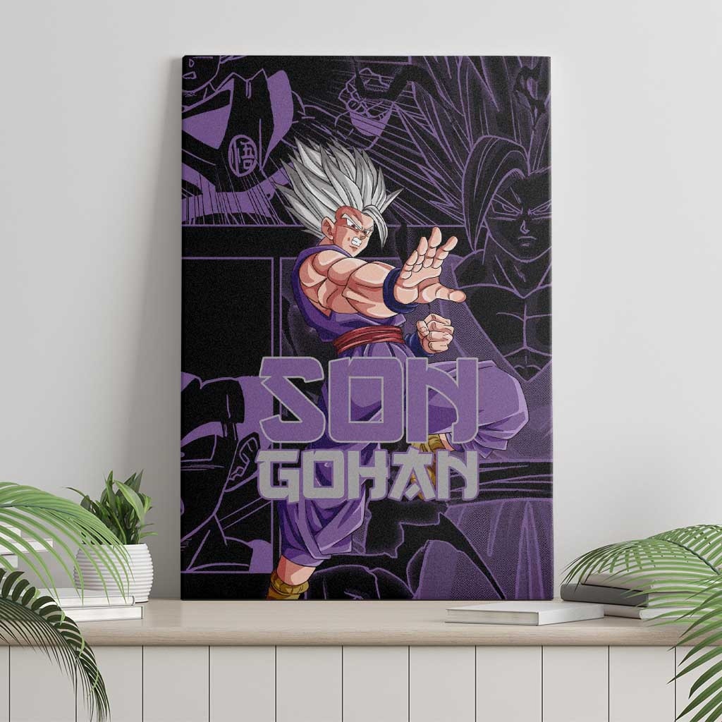 Son Gohan Dragon Ball Canvas Wall Art Pattern Anime Mix Manga Style