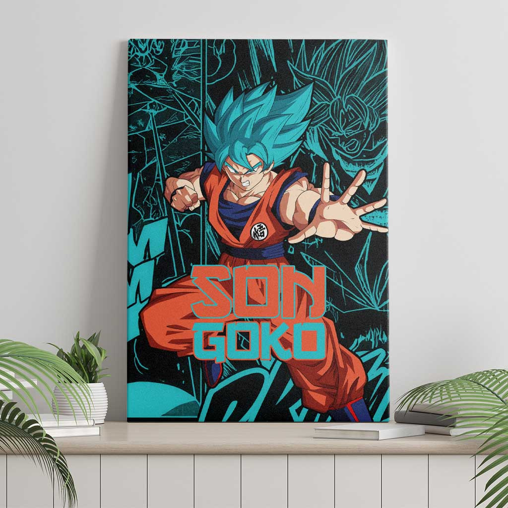 Son Goku Dragon Ball Canvas Wall Art Anime Mix Manga Style
