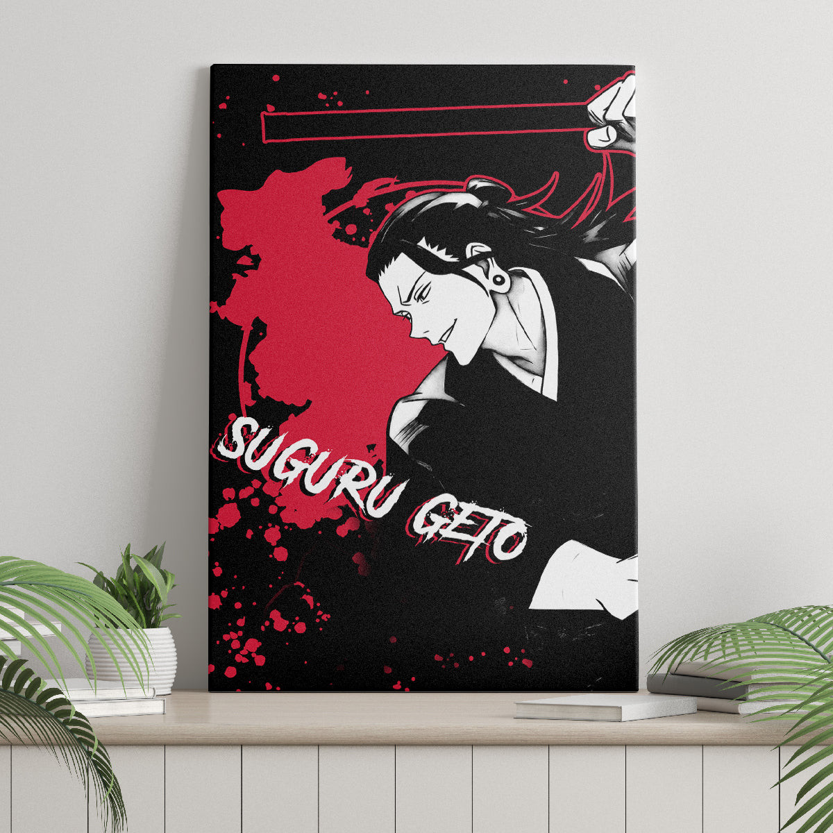 Suguru Geto Jujutsu Kaisen Canvas Wall Art Manga Style Art