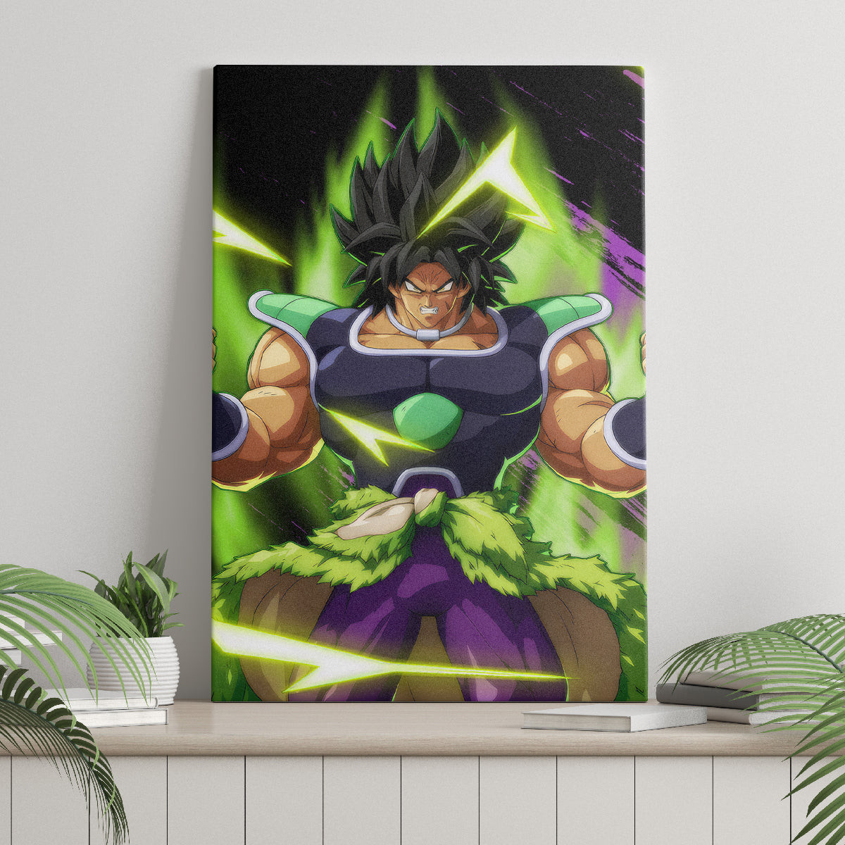 Super Broly Canvas Wall Art