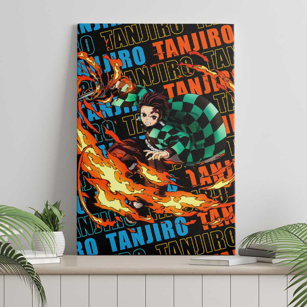Tanjiro Kamado Demon Slayer Canvas Wall Art Anime Style Ts04