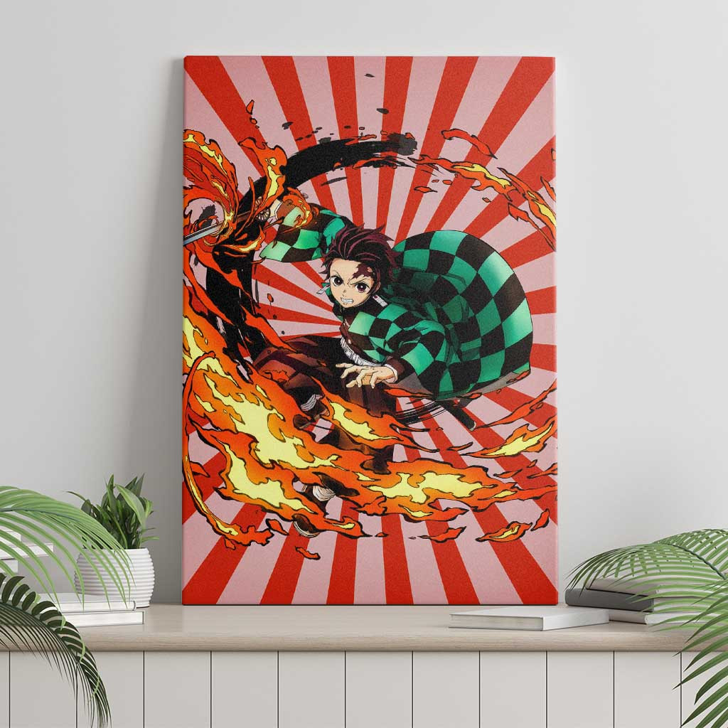 Tanjiro Kamado Demon Slayer Canvas Wall Art Anime Style Ts04