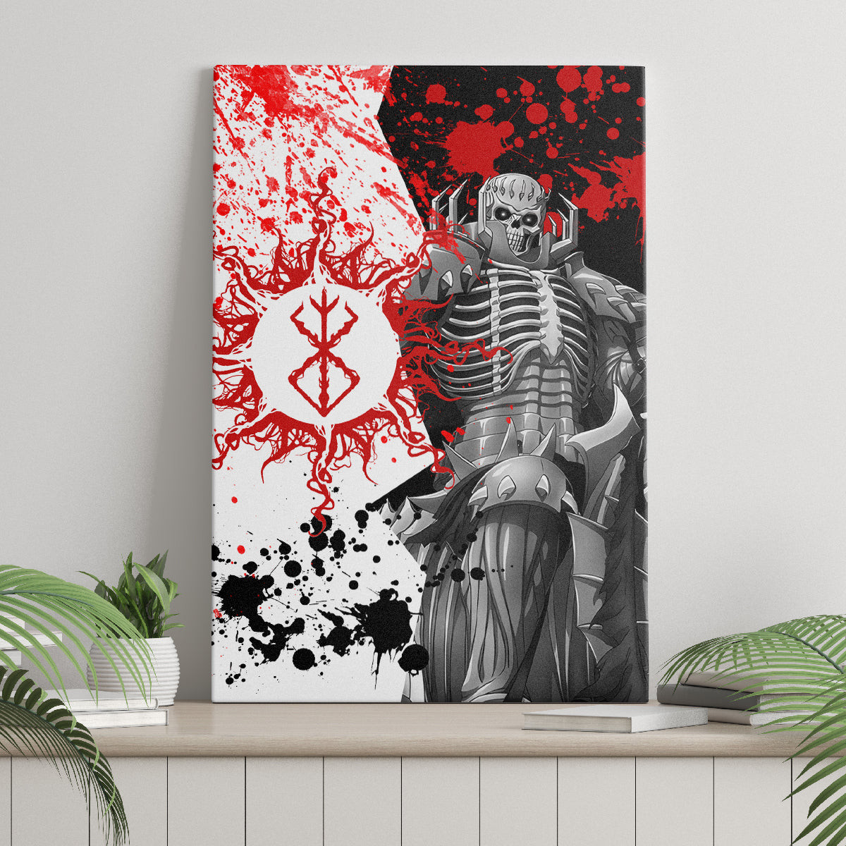 The Skull Knight Berserk Canvas Wall Art Anime Japan Style