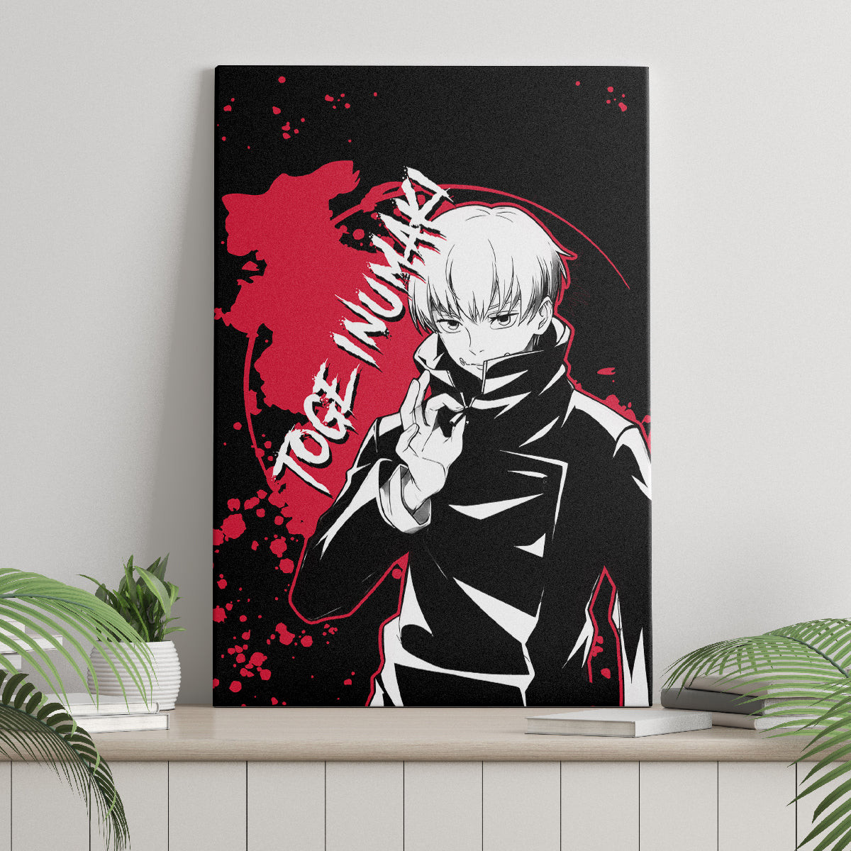 Toge Inumaki Jujutsu Kaisen Canvas Wall Art Manga Style Art