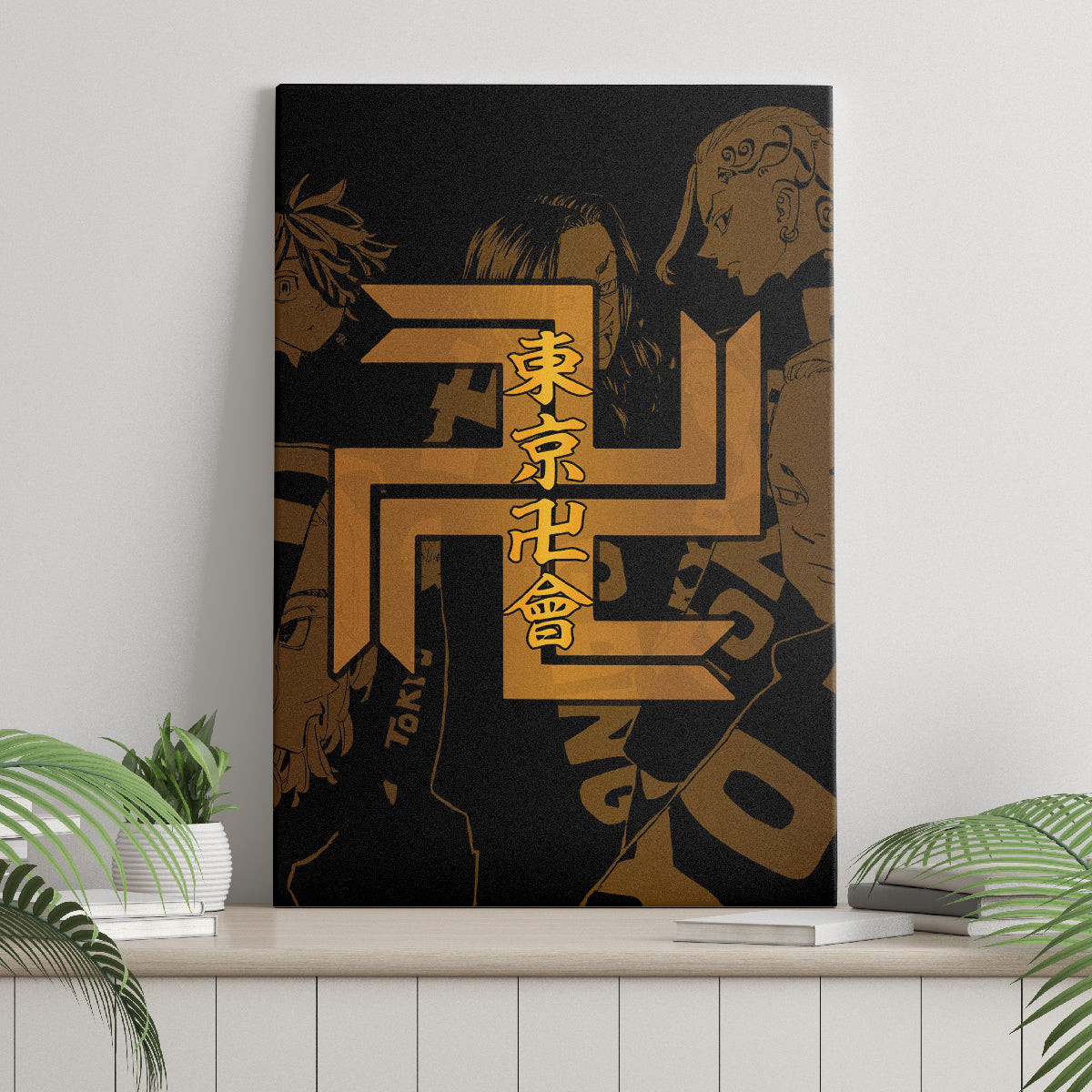Tokyo Manjikai Canvas Wall Art