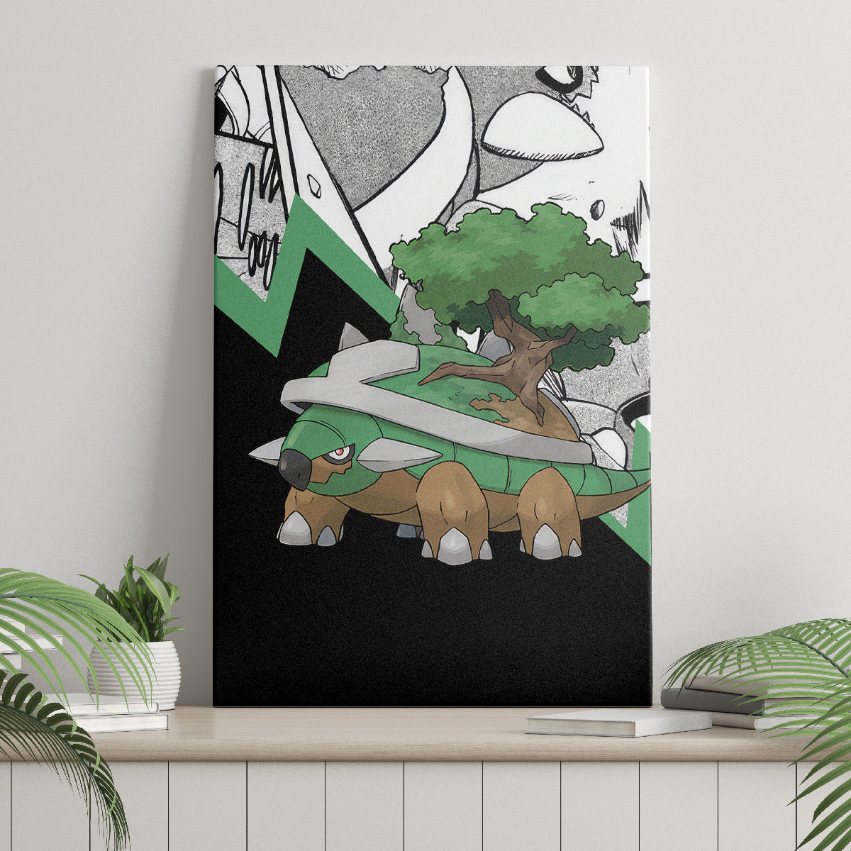 Torterra Anime Canvas Wall Art
